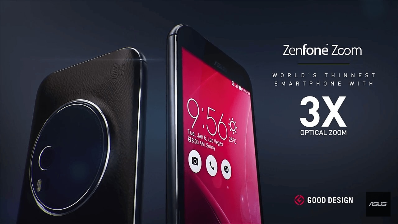 Asus ZenFone Zoom 3x Optik Zoomla geliyor