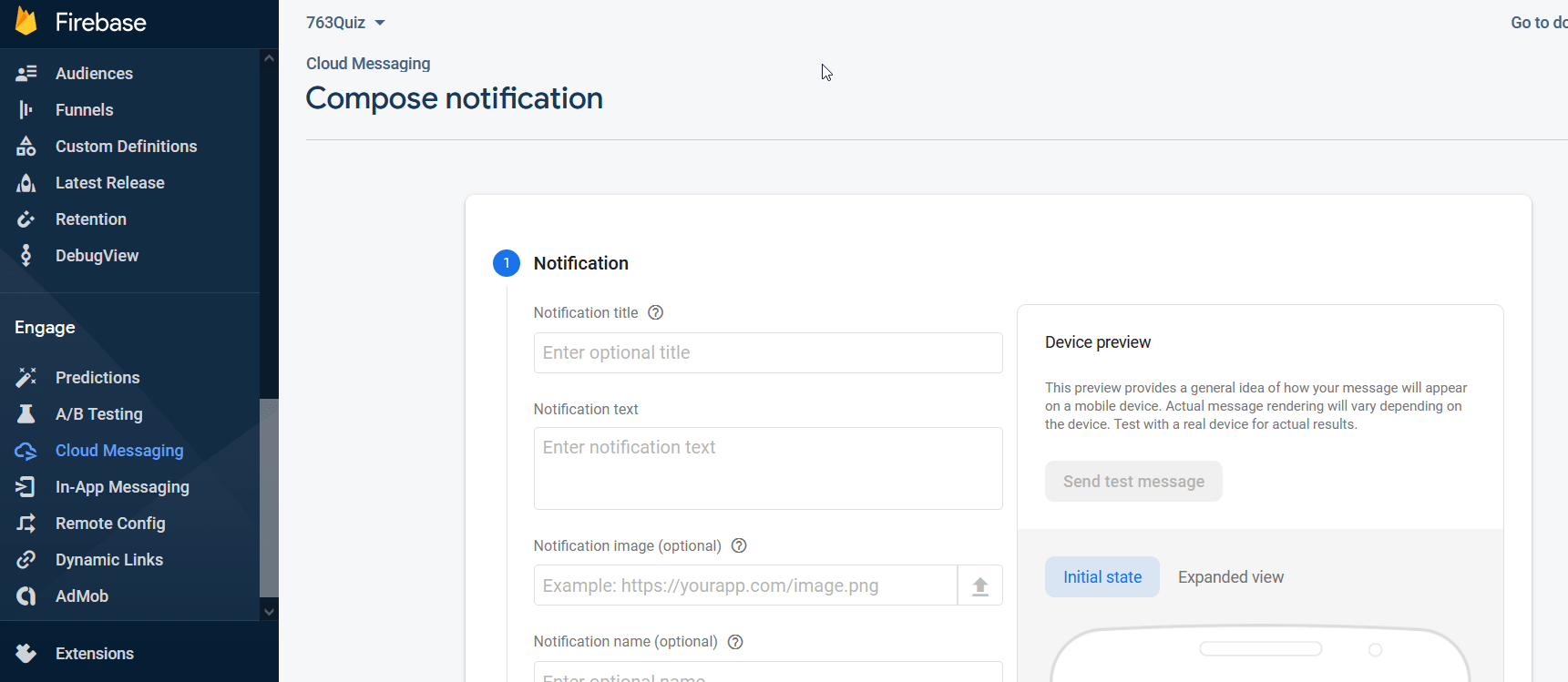 Flutter & Firebase Cloud Messaging