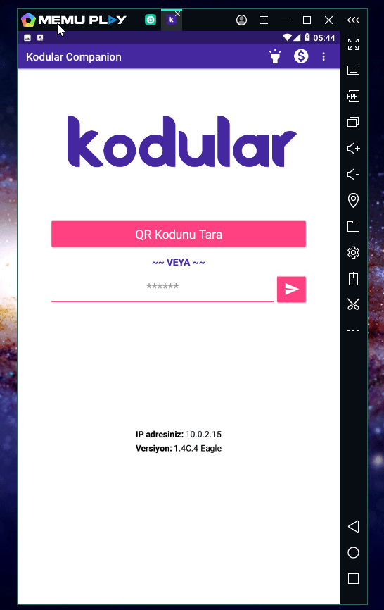 App Inventor 2 ve Kodular için Android Emulator