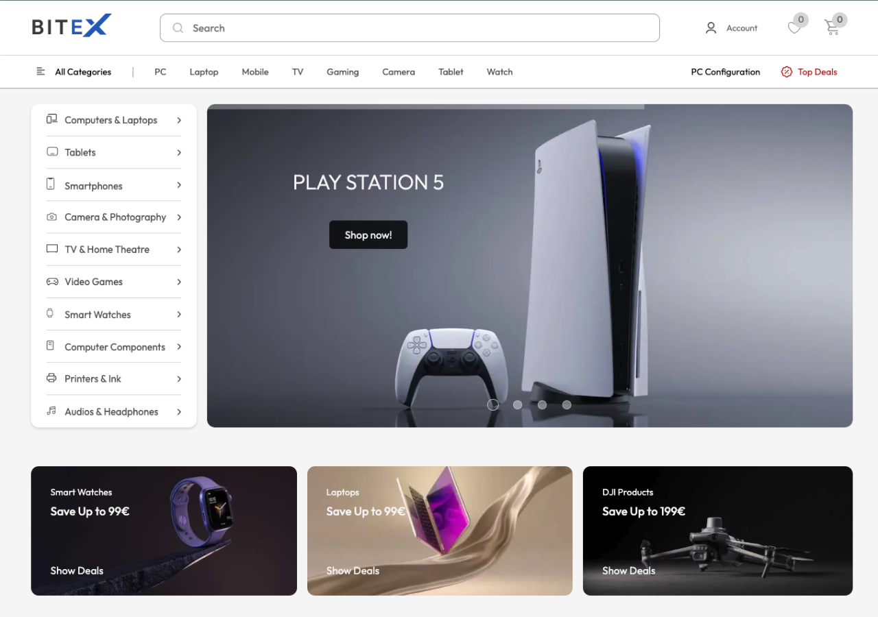 Fullstack E-Commerce Website