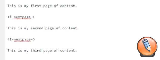 добавить nextpage