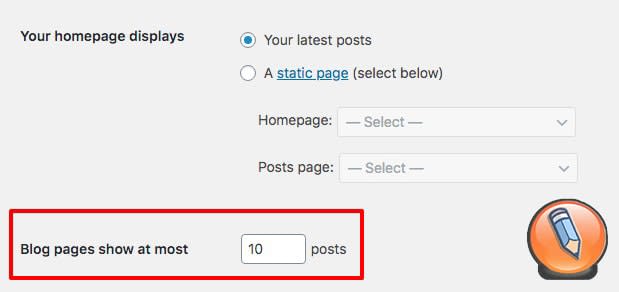 изменить количество сообщений