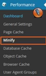 w3 total cache nastroyka Minify