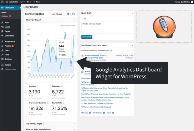 обзорный отчет сайта