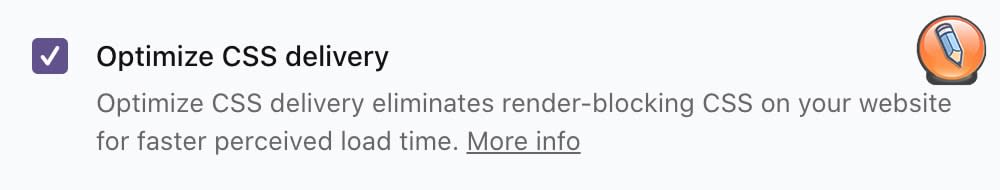 оптимизировать доставку CSS