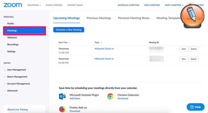 встречи в Zoom