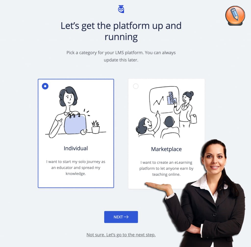 Vyberite platformu Tutor LMS