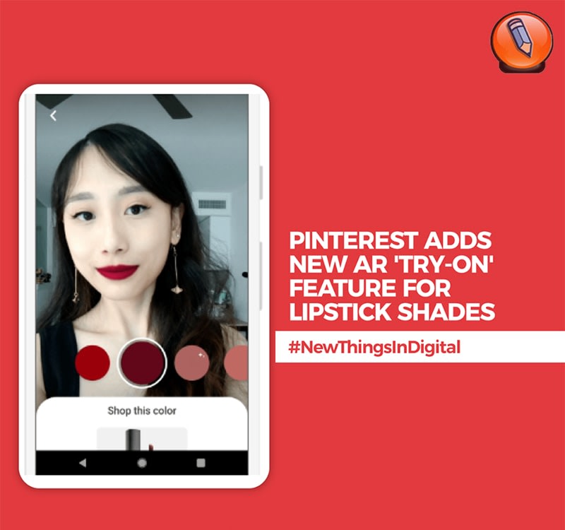 Pinterest добавляет новую функцию AR Try-On