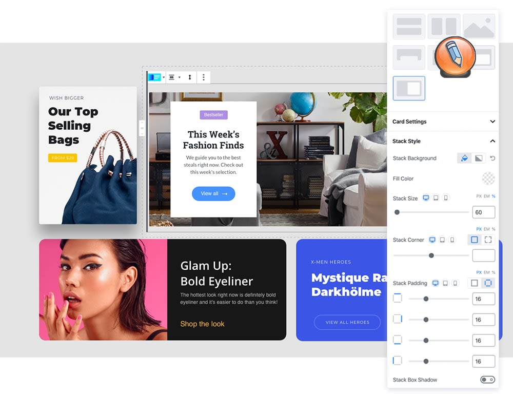 Стиль стека