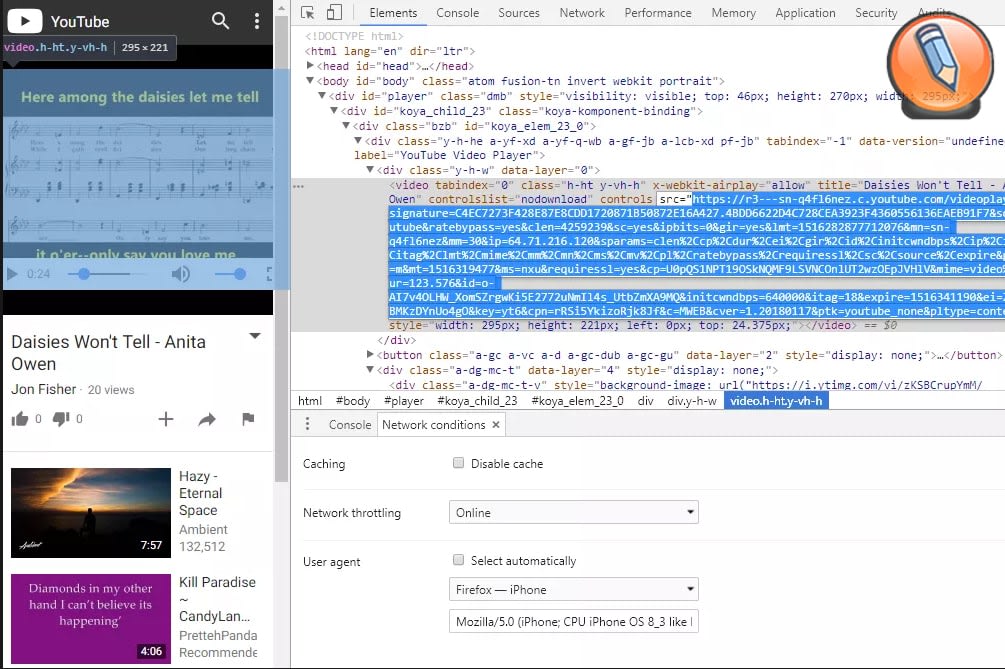 chrome user agent download mp4