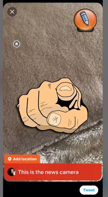 Twitter News Kamera