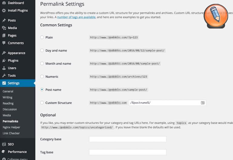 struktura postoyannyh ssylok wordpress
