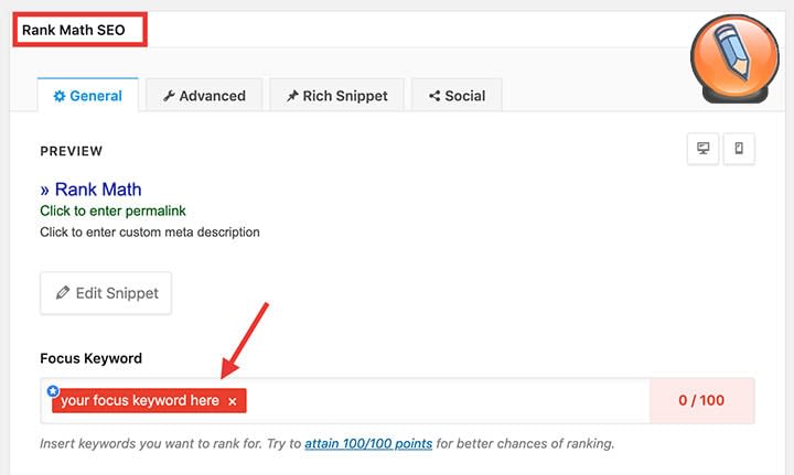 rich snippet support in rank math