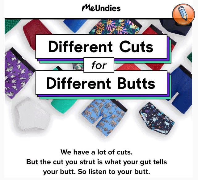 MeUndies рассылка по email