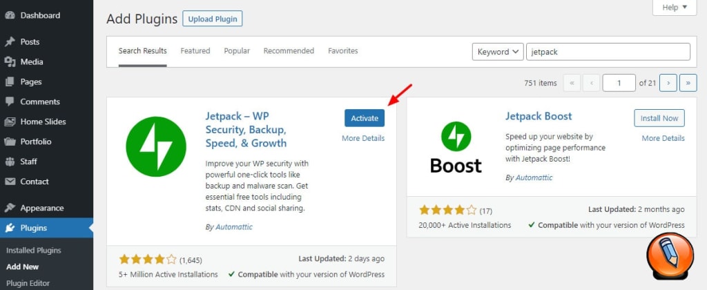 activate jetpack besplatnyy trafik na sayt
