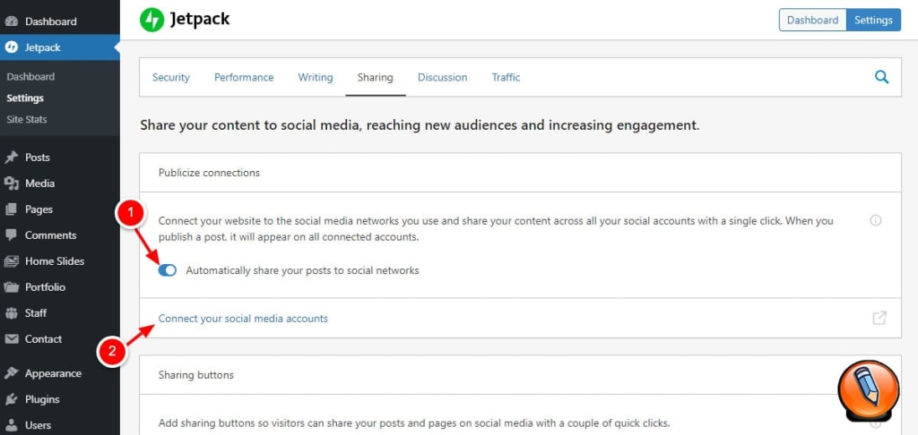 jetpack publicize settings besplatnyy trafik na sayt