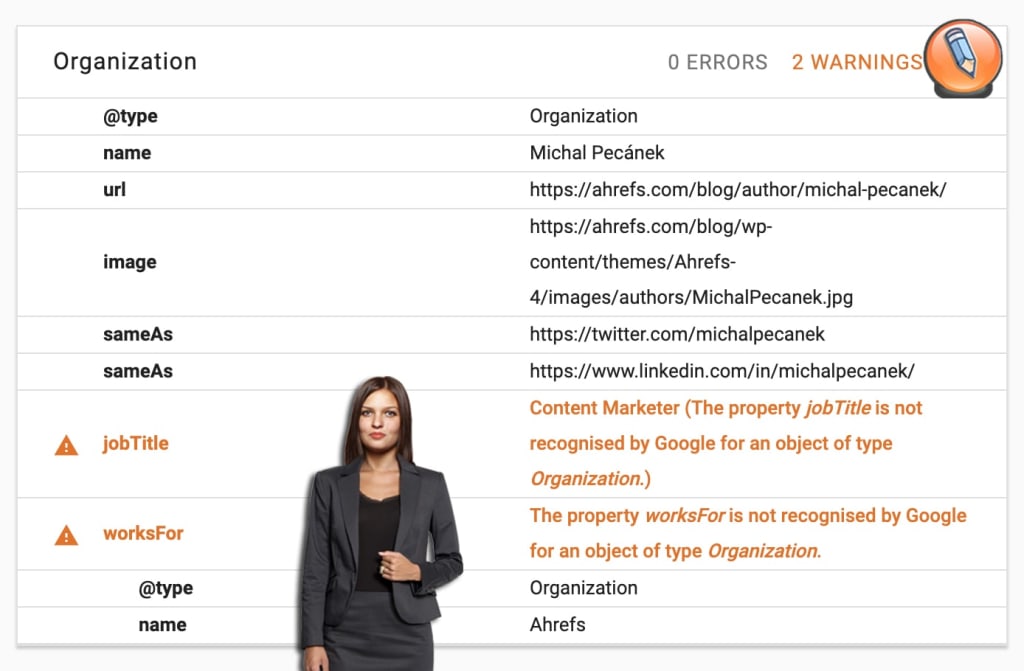 свойства schema org