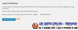 demoManualwordpressimport