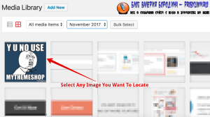 How To Fix Common Image Issues In WordPress select any image you want to locate