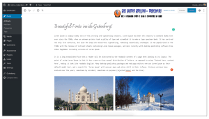 Beautiful fonts in Gutenberg Astra