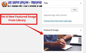 How to fix common image issues in WordPress set a new featured image from library