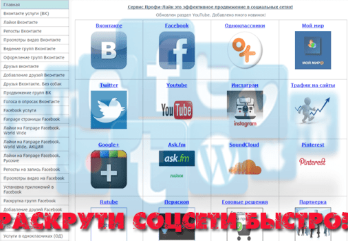 Как быстро продвинуть. Профи лайк.