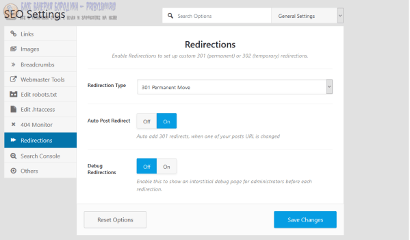 rank math redirections