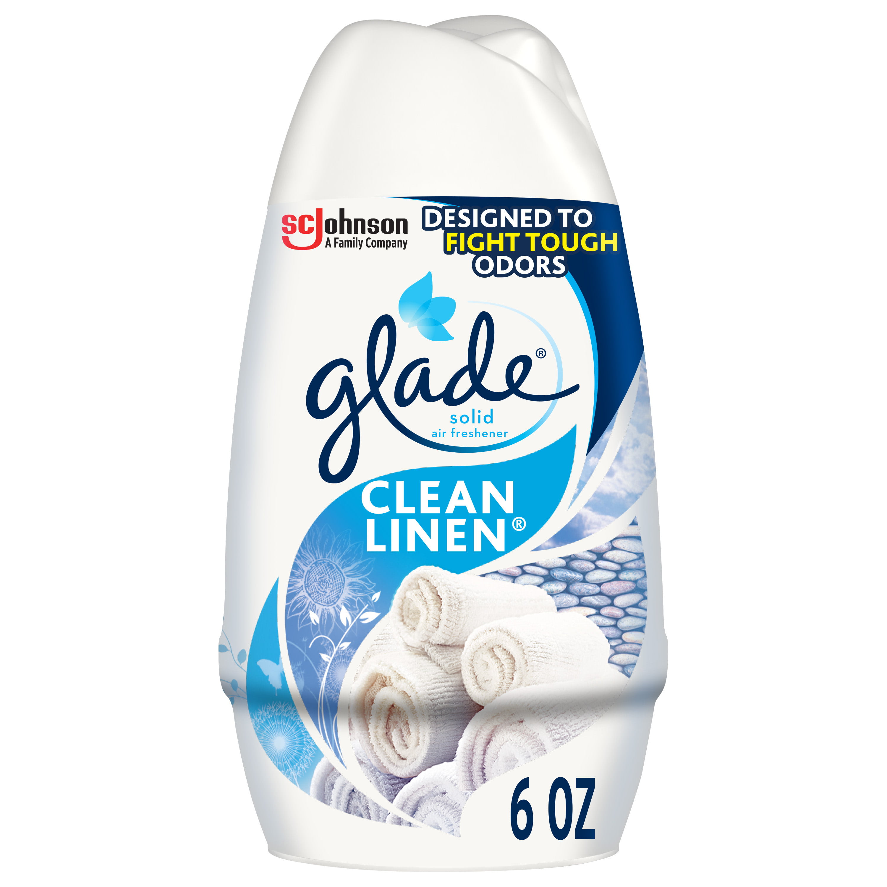 Glade Solid Air Freshener, 6 oz., Clean Linen