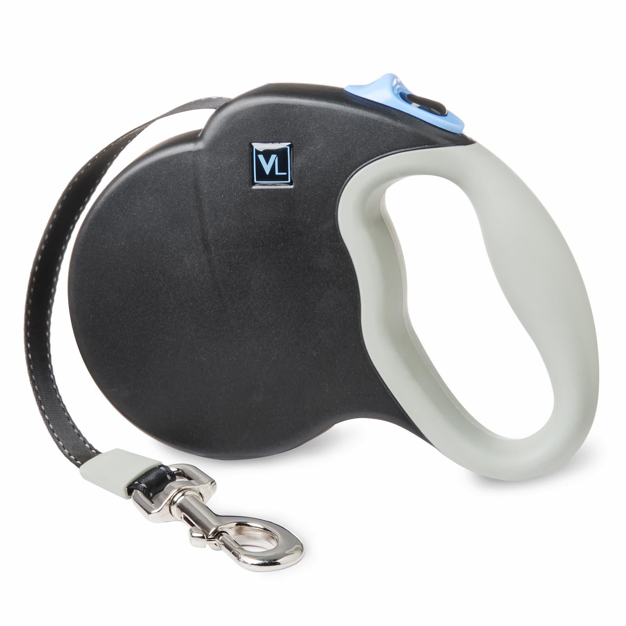 Vibrant Life 16 Plastic Metal Nylon Retractable Dog Leash