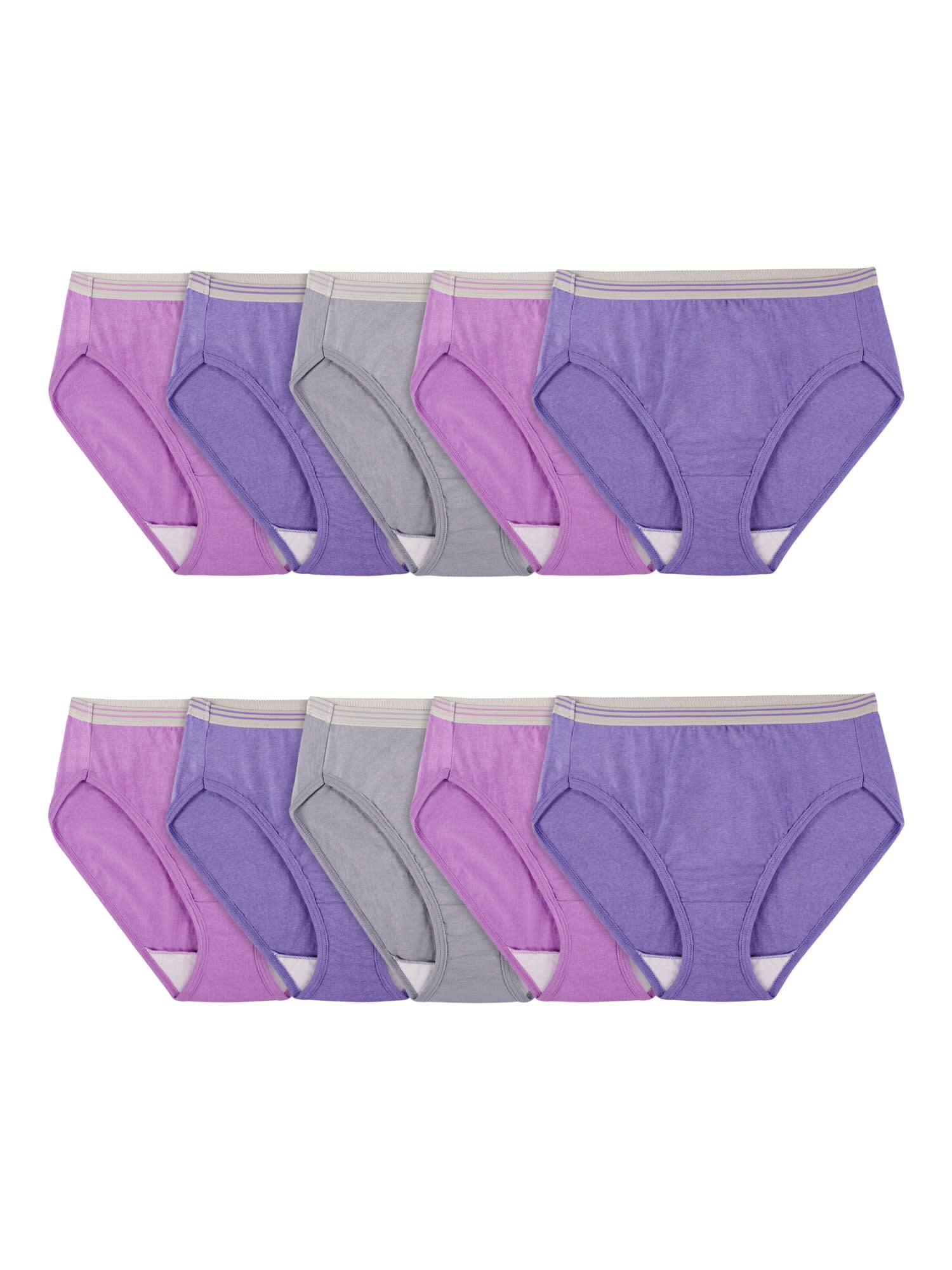 Fruit of the Loom Women's Breathable Cotton-Mesh Brief Underwear