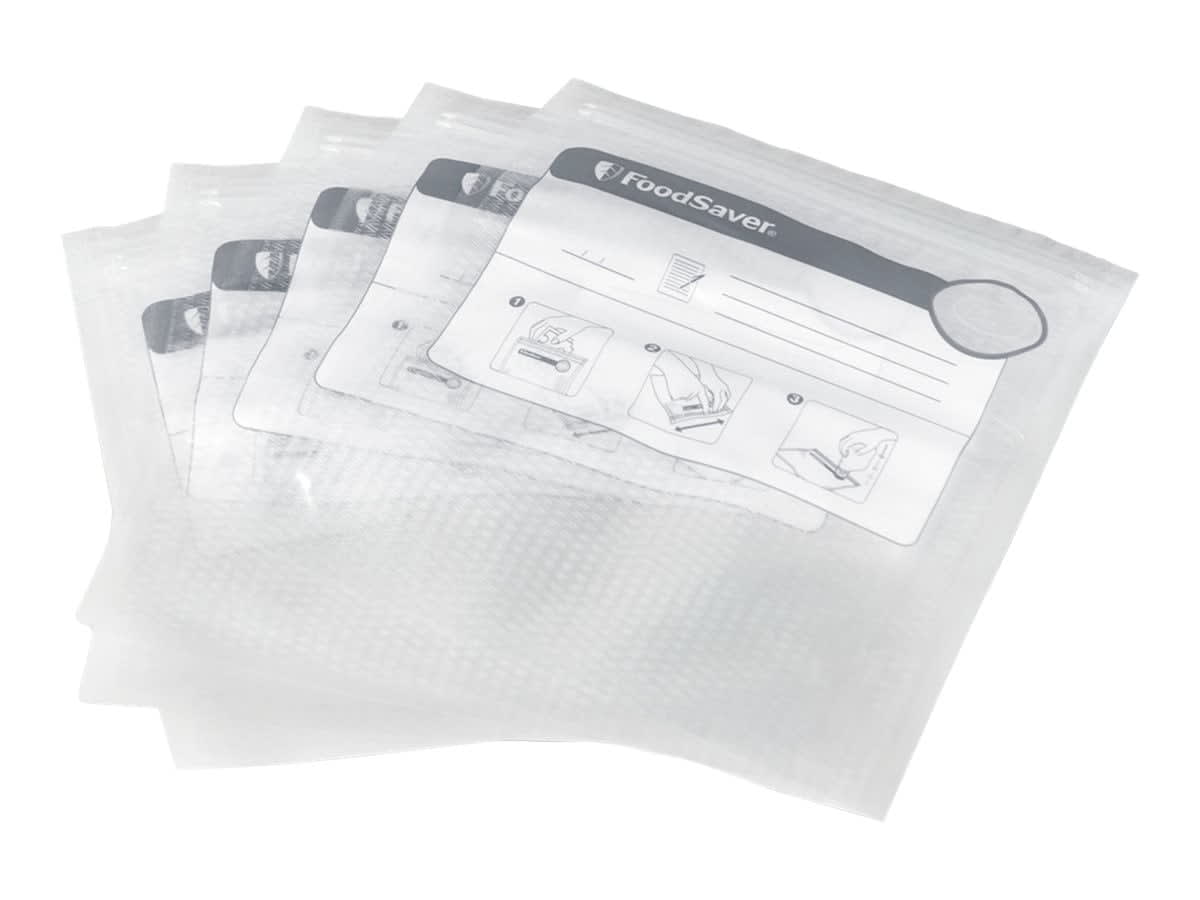 Great Value Fresh Seal Quart Storage Double Zipper Bags, 50 Count - DroneUp  Delivery