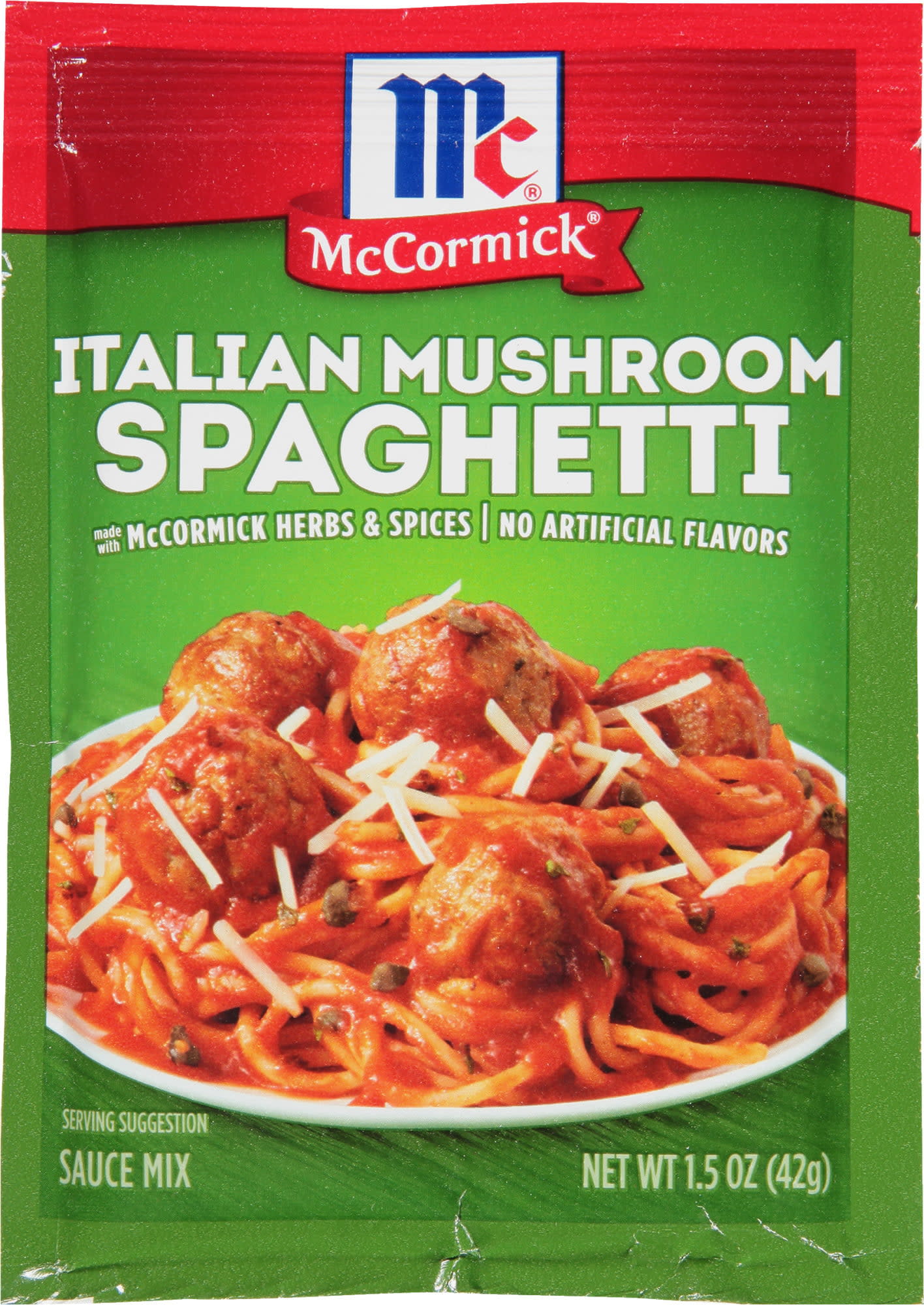 McCormick Spaghetti Sauce Mix - Thick & Zesty, 1.37 oz Mixed Spices &  Seasonings 