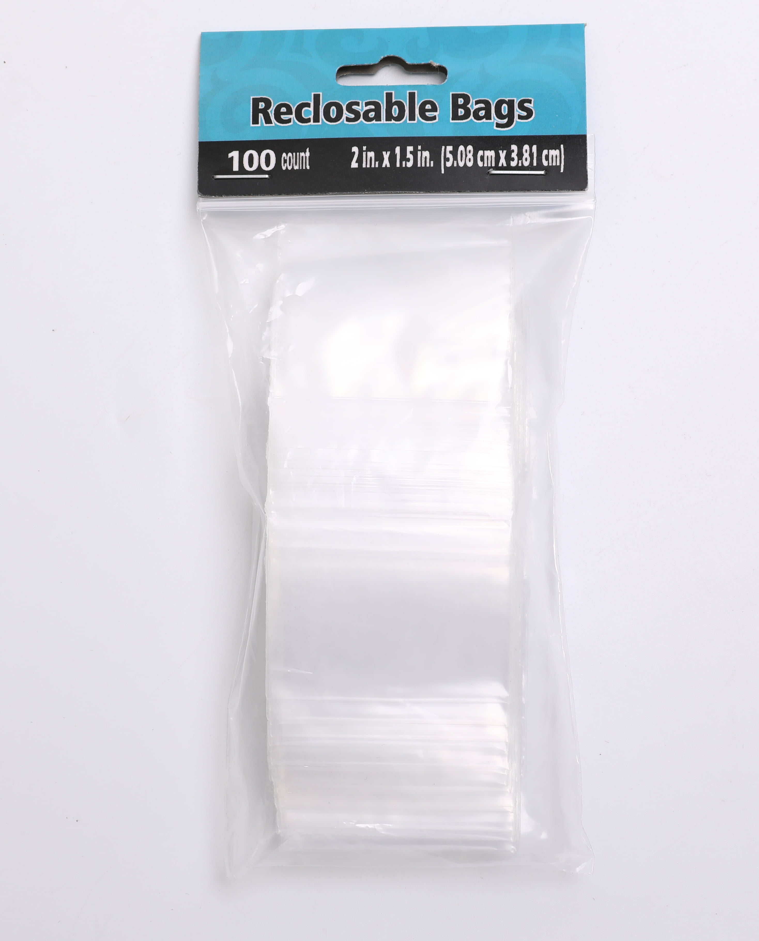 8 x 10 (100 Pack) Reclosable Zip Lock Plastic Clear Poly Bag 2