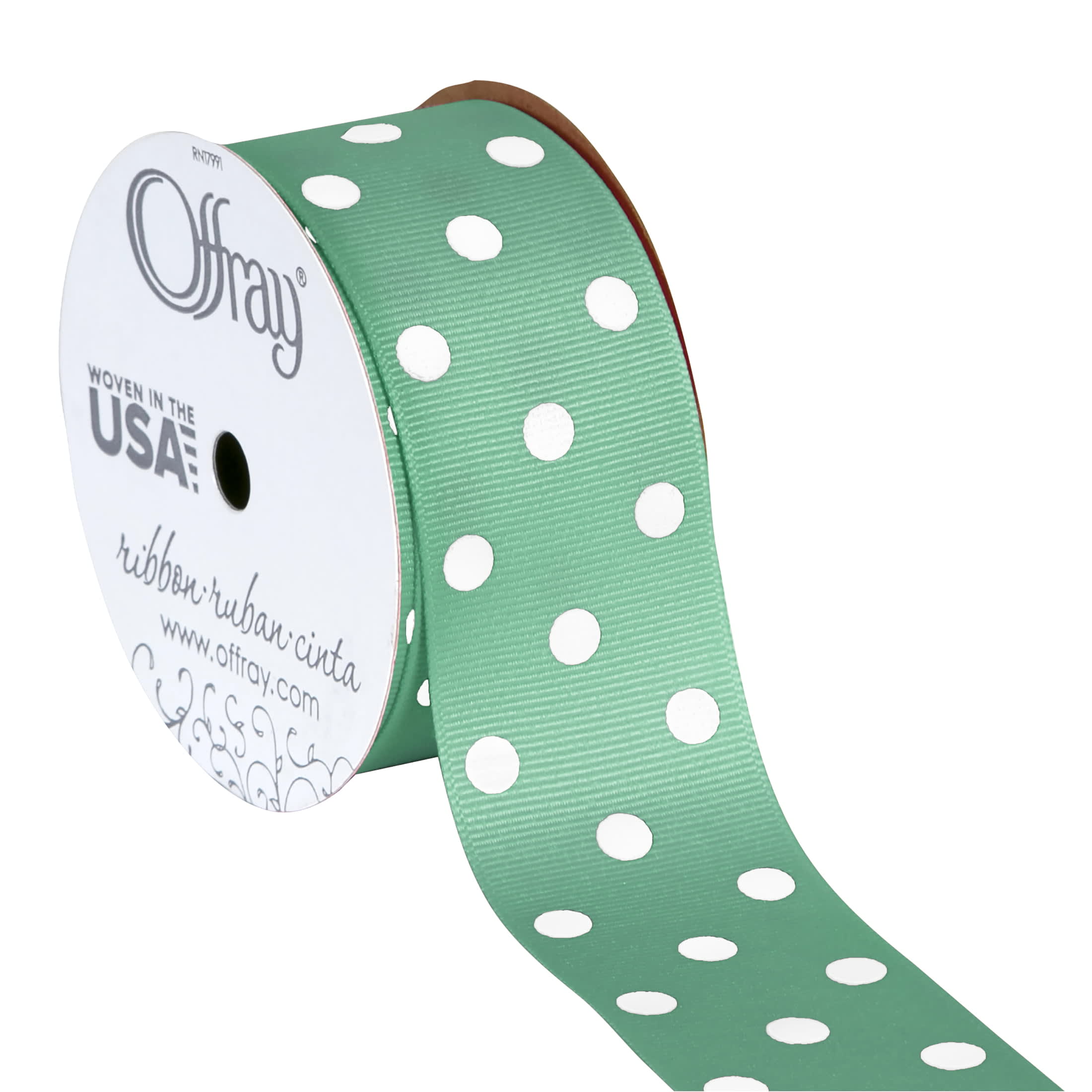 Offray Ribbon, Black 1 1/2 inch Double Face Satin Polyester Ribbon, 12 feet  - DroneUp Delivery