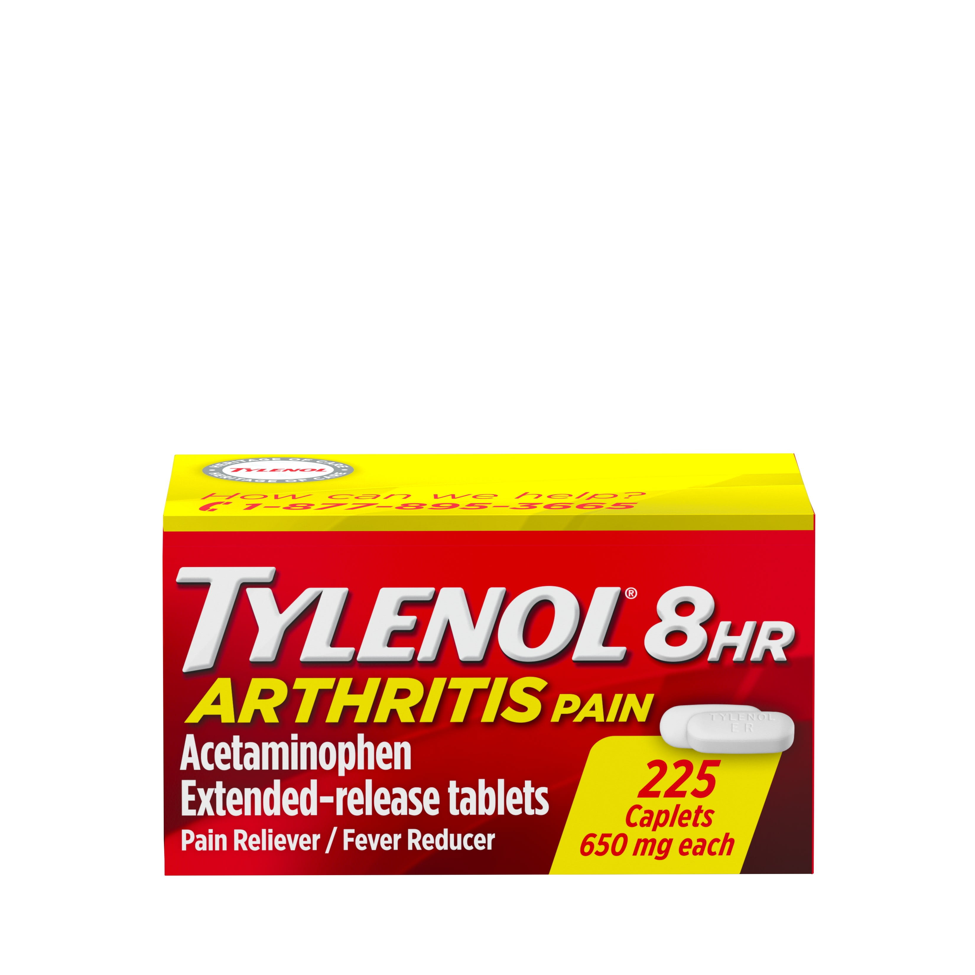  Tylenol Extra Strength Acetaminophen Rapid Release