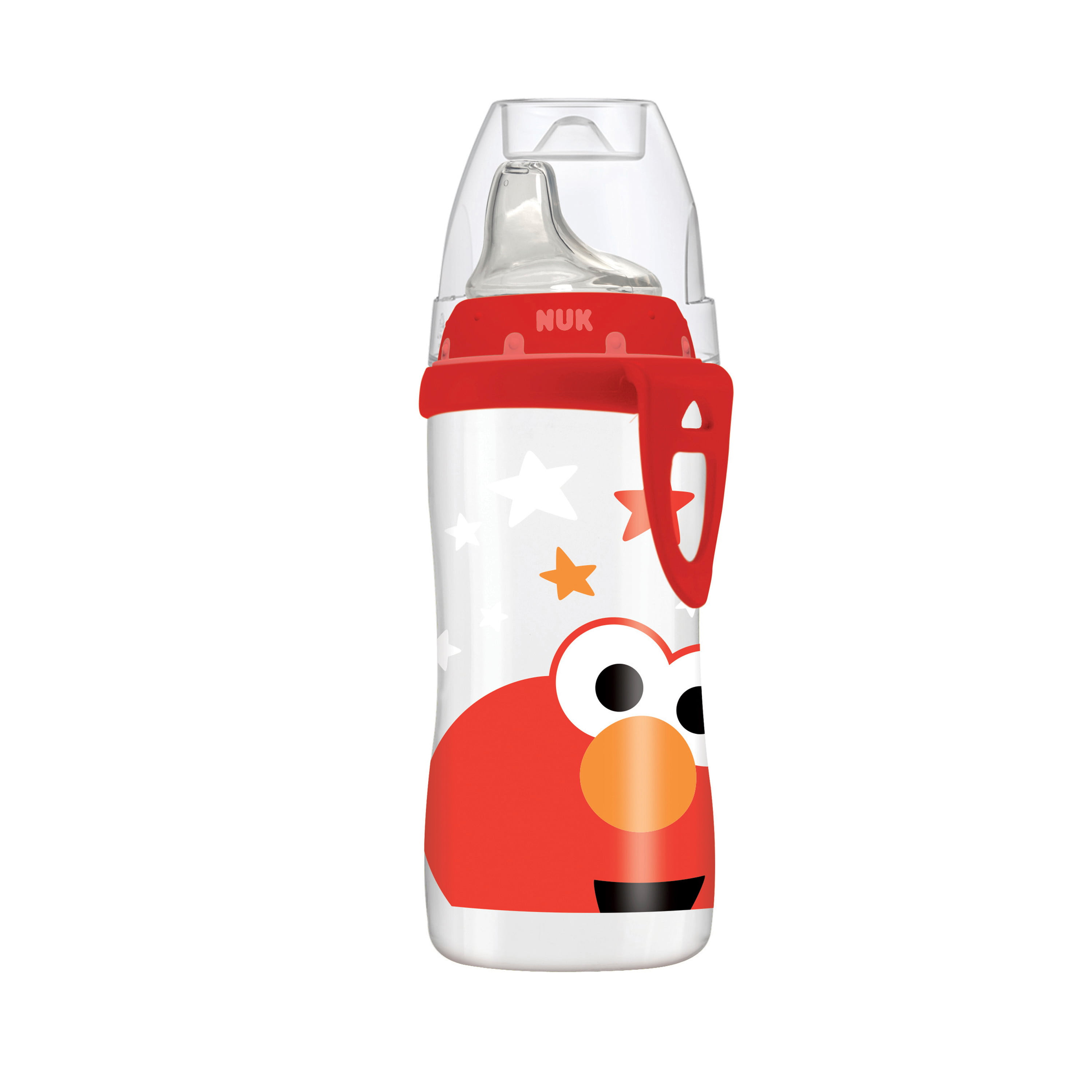 Nuby No-Spill Clik-It Soft Spout Sippy Cup, 10 fl oz, 2 Count