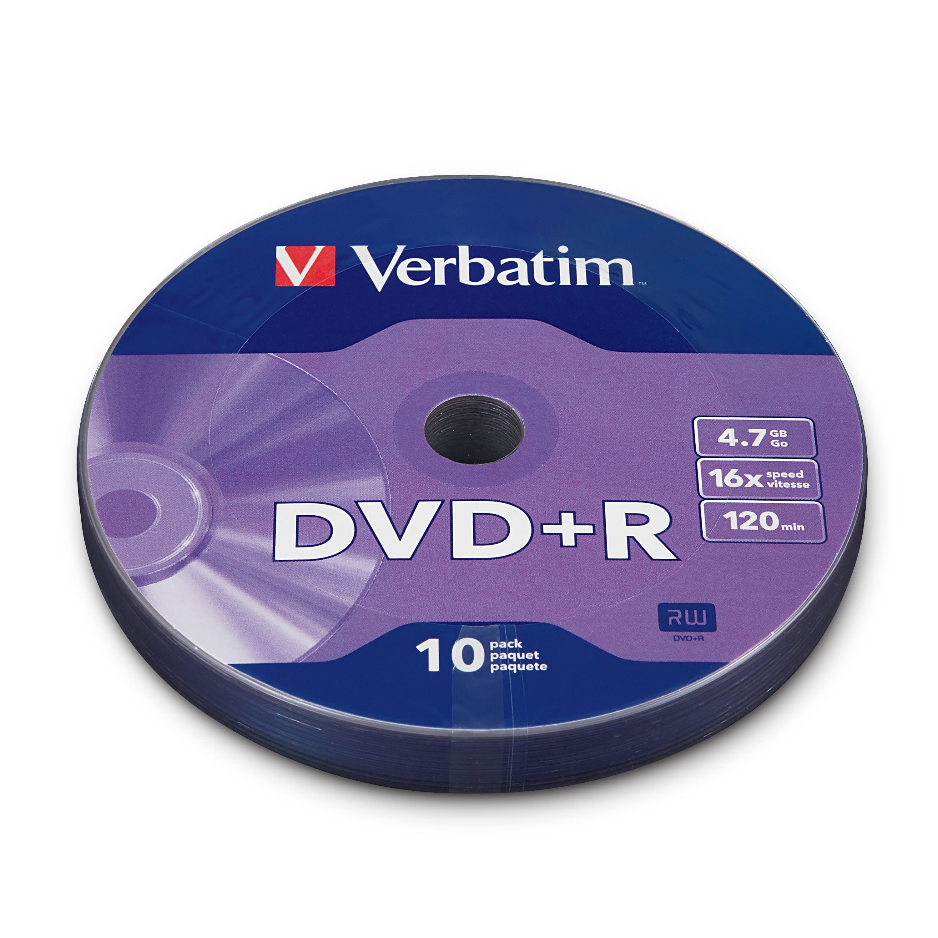 10 SONY Blank 16X DVD-R DVDR Silver Logo Branded 4.7GB 120min Disc