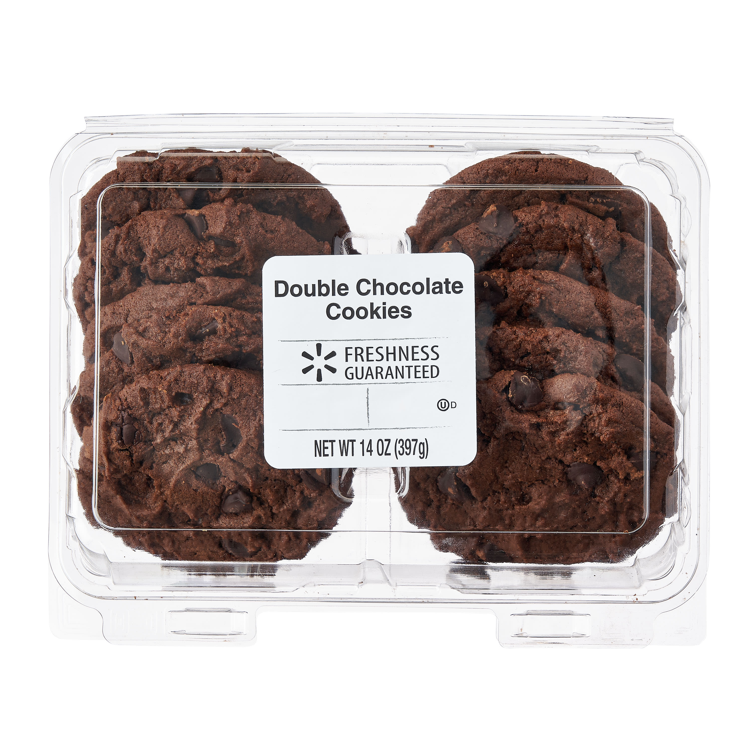 Marketside Decadent Chocolate Chunk Bakery Cookies, 13.5 oz, 6 Count