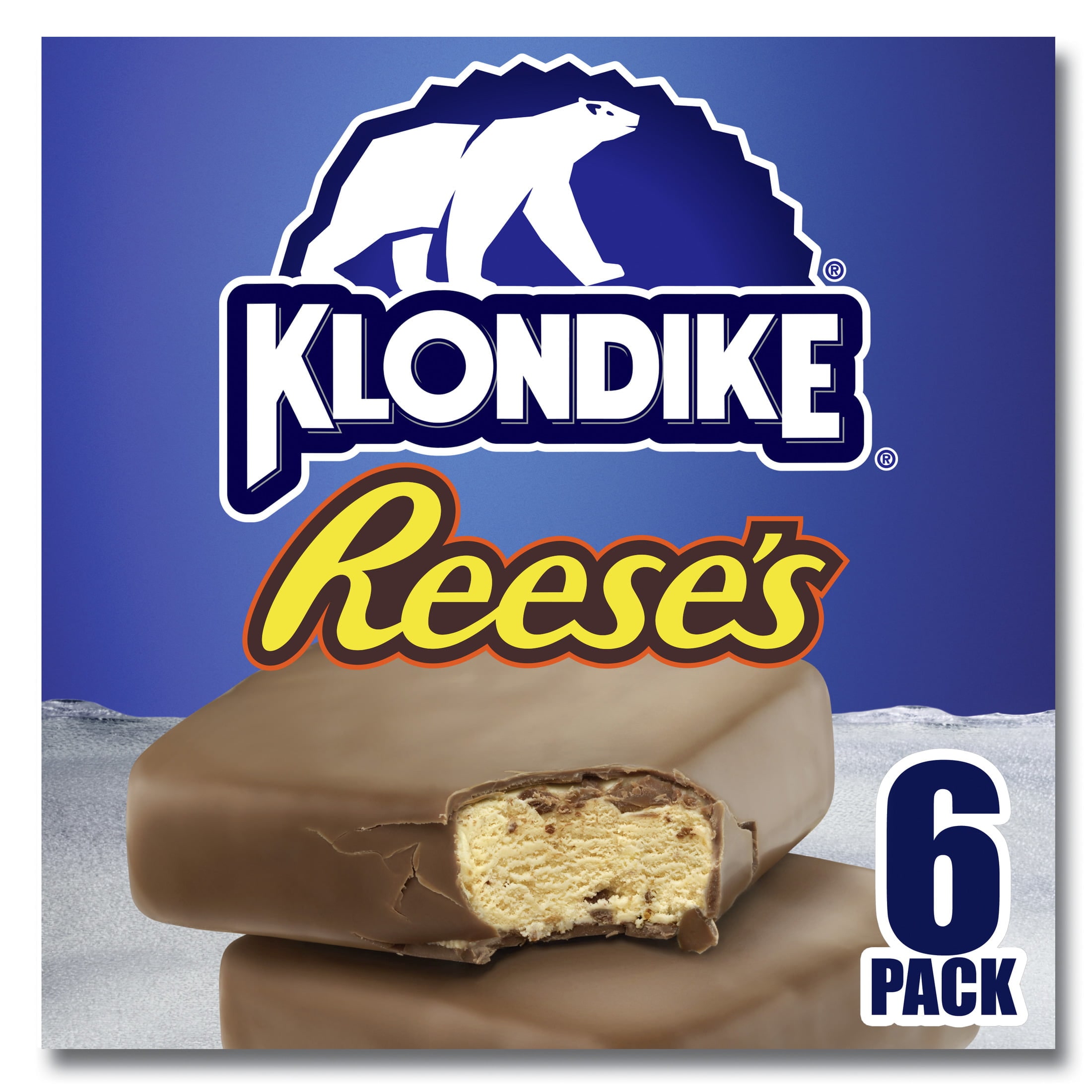 Klondike Frozen Dairy Dessert Bars Reese's, Ice Cream Alternative, 4 fl
