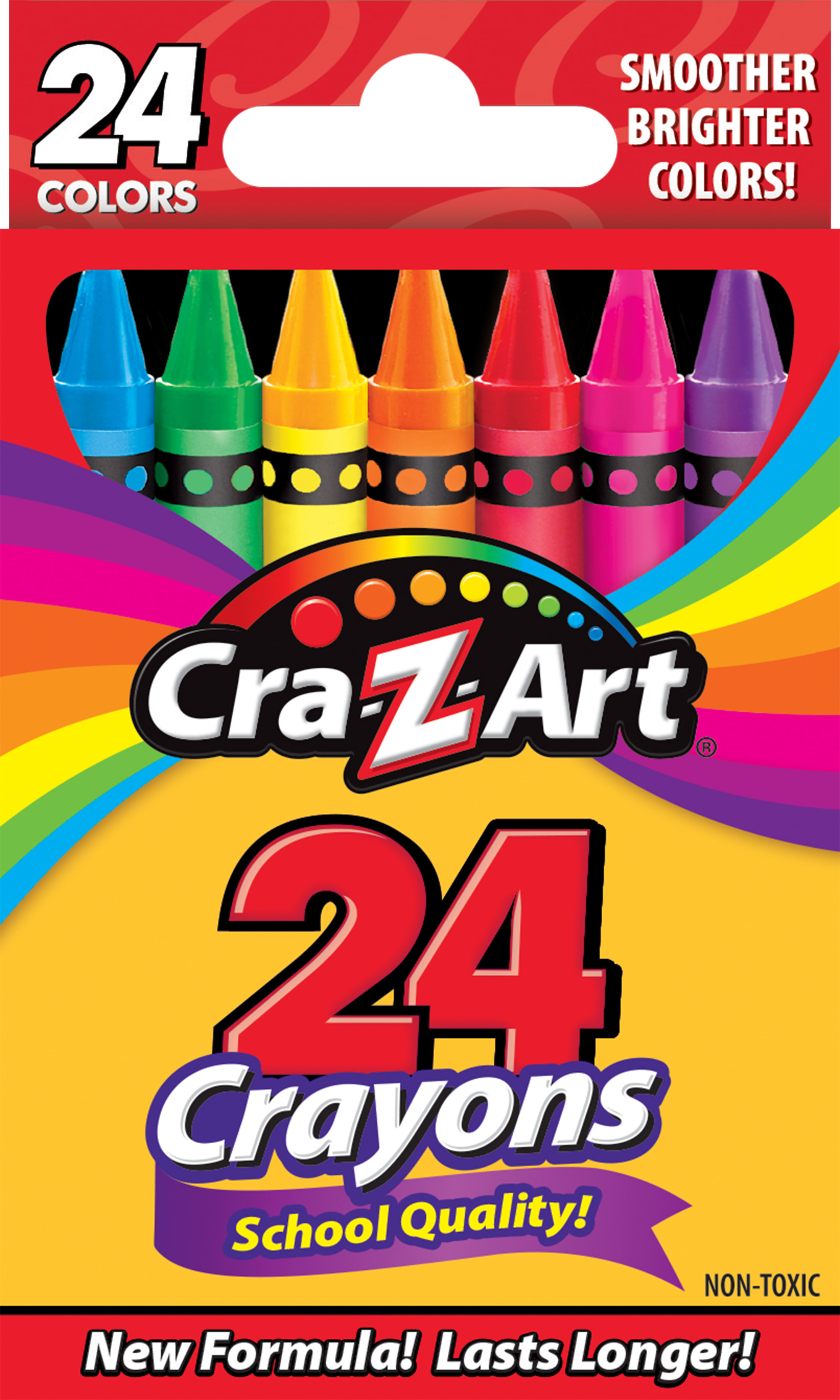 Cra-Z-Art School Quality Crayons, 24 Count, Easter Basket Stuffer