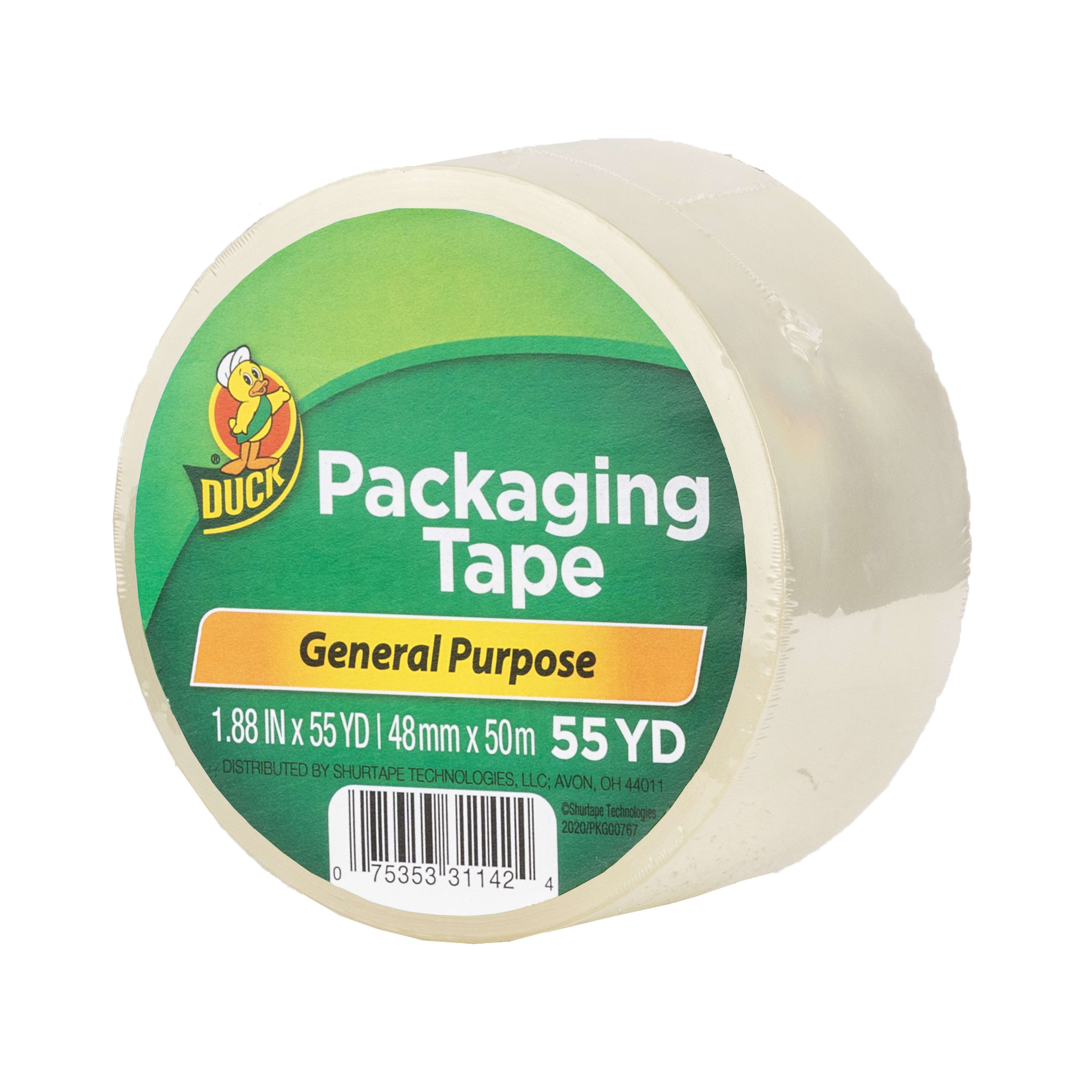 Duck Brand HD Clear Heavy Duty Acrylic Packing Tape - Clear, 1.88