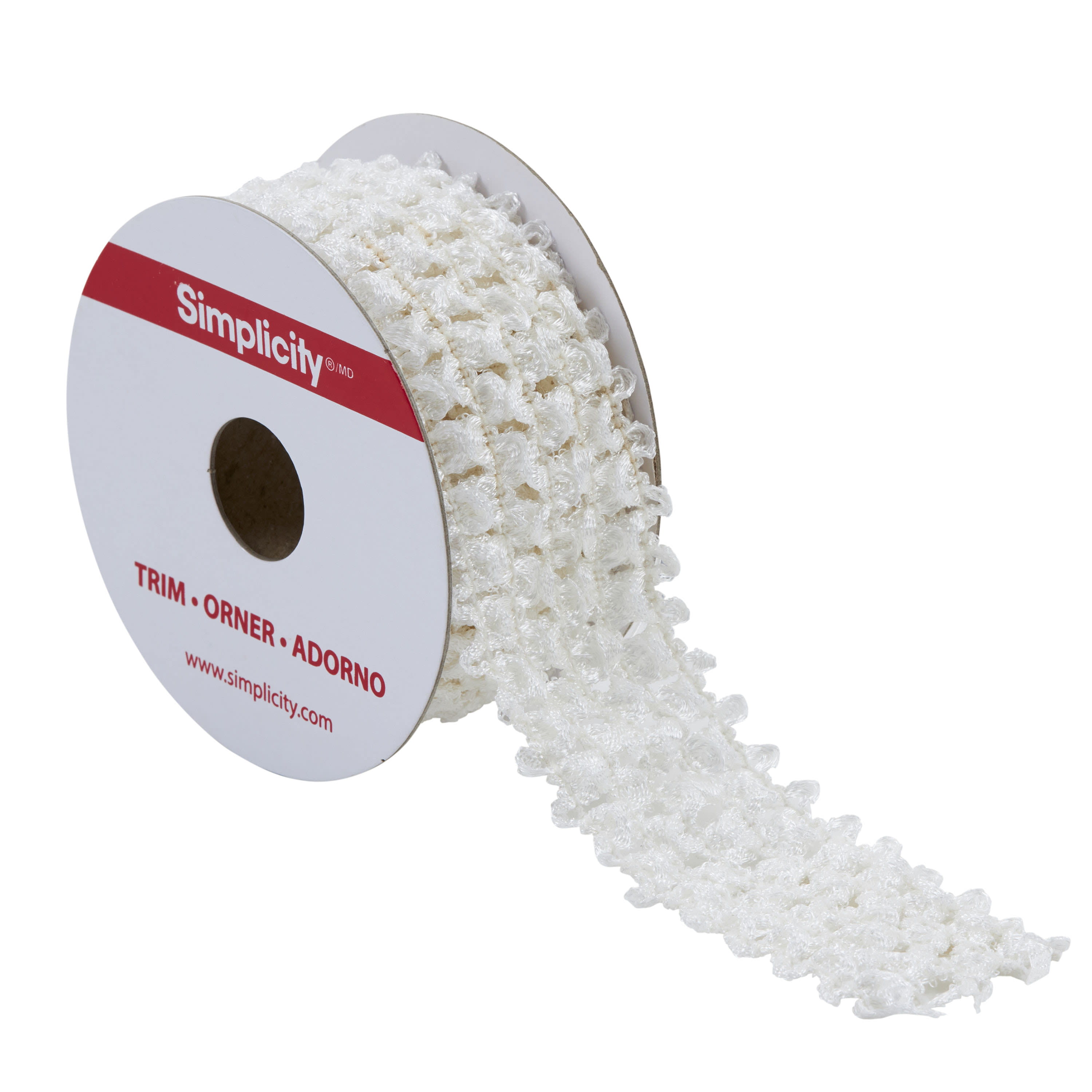Simplicity Trim, White 1/4 inch Ric Rac Trim Great for Apparel, Home  Decorating, and Crafts, 3 Yards, 1 Package