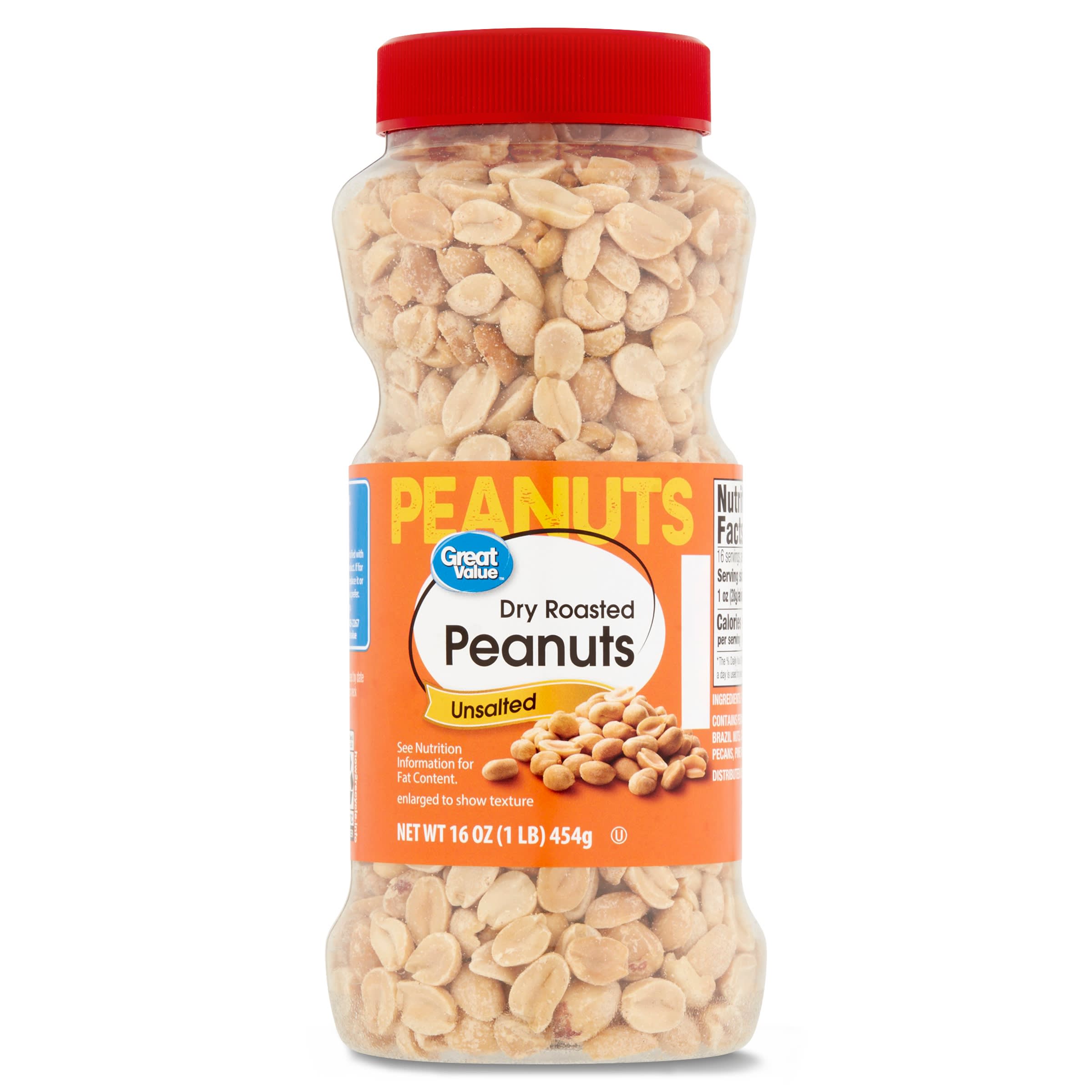 Great Value Dry Roasted And Unsalted Peanuts 16 Oz Jar DroneUp Delivery great-value-dry-roasted-and-unsalted-peanuts-16-oz-jar-droneup-delivery