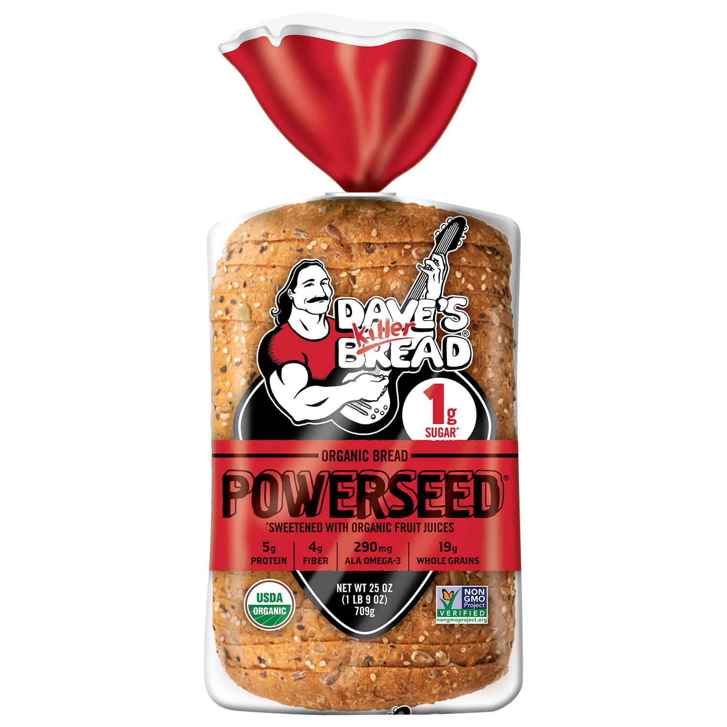 The Rustik Oven Hearty Grains & Seeds Artisan Bread, Slow Baked Delicious  Artisan Bread, Non-GMO, 16 oz