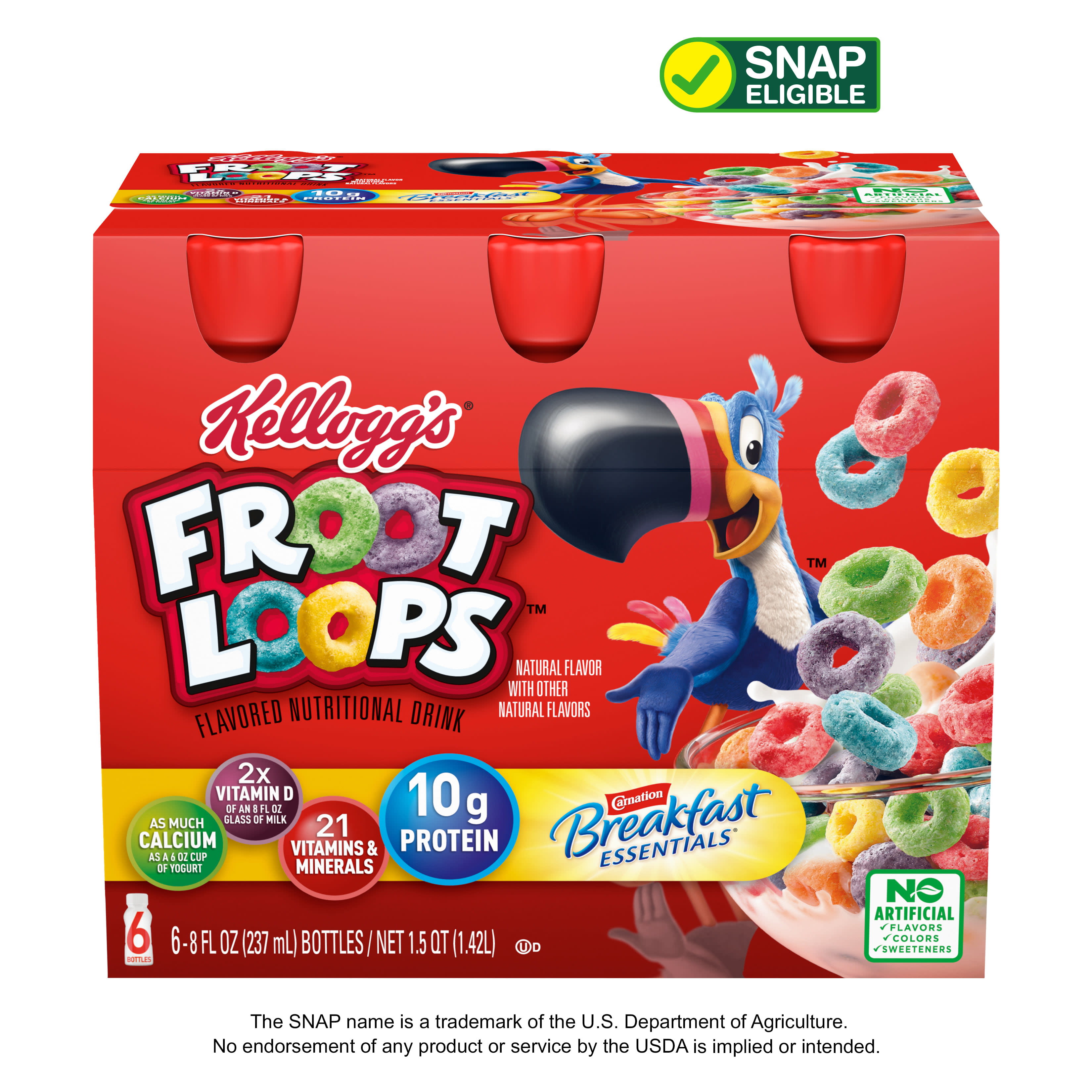 Kelloggs Froot Loops Cereal 43.6 Oz Box - Office Depot