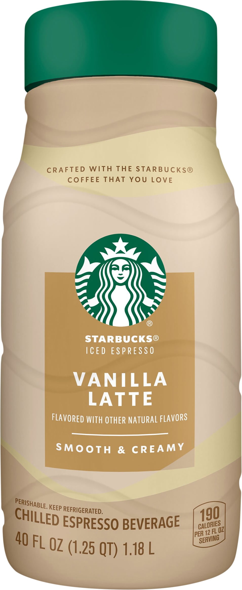 Starbucks Iced Espresso Vanilla Latte Premium Iced Coffee Drink, 40 oz  Bottle - DroneUp Delivery