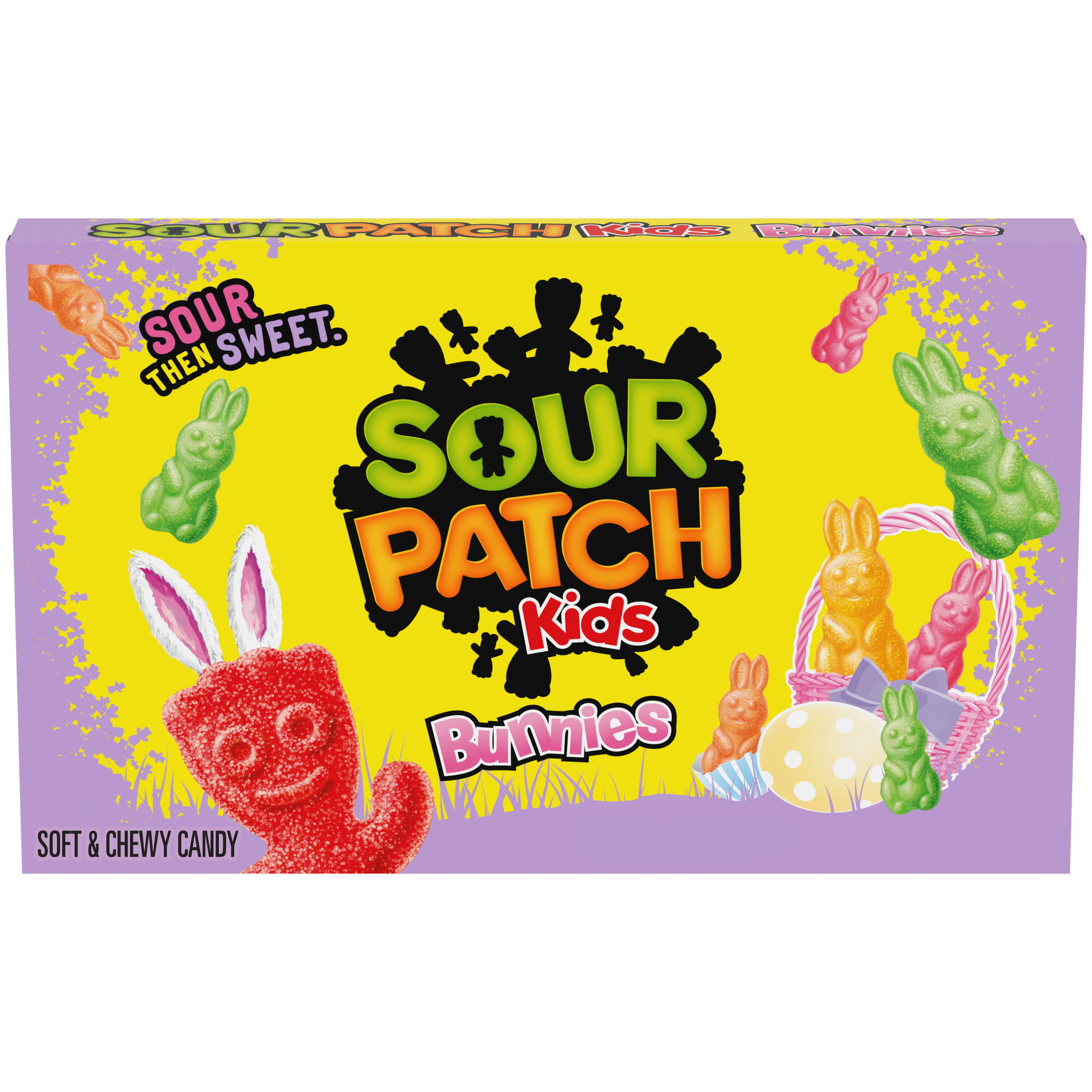 SOUR PATCH KIDS Bunnies Soft and Chewy Easter Candy, 3.1 oz