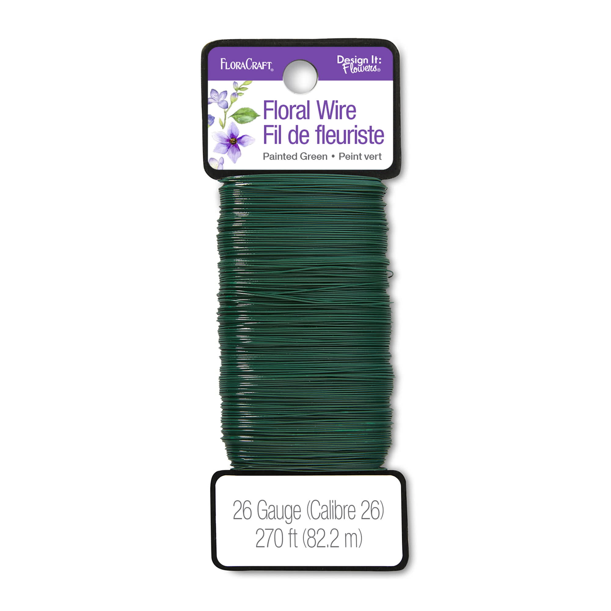 FloraCraft 26 Gauge Floral Wire 270 Feet Green - DroneUp Delivery
