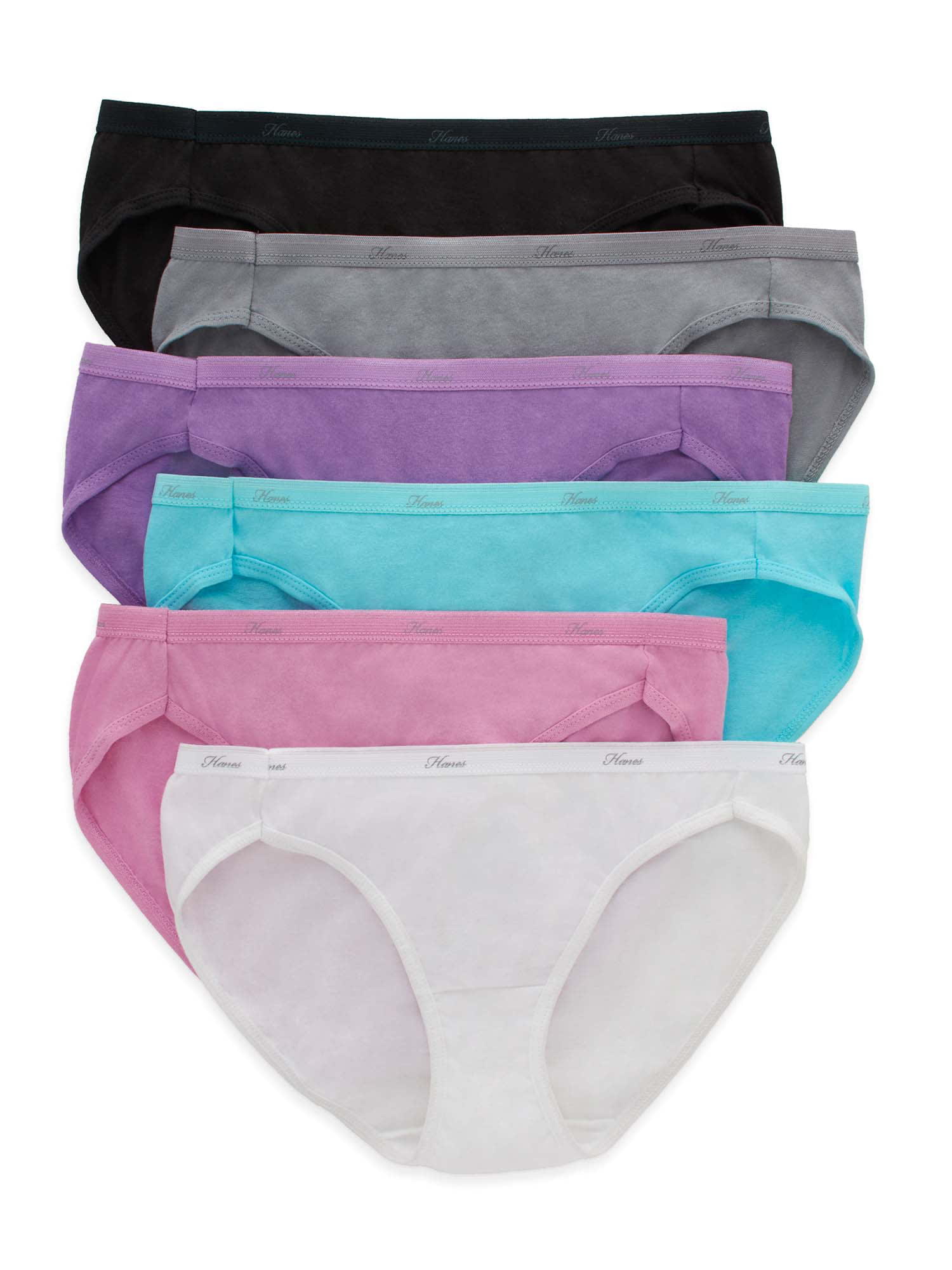 Fruit of the Loom Women's Bikini Underwear, 6 Pack