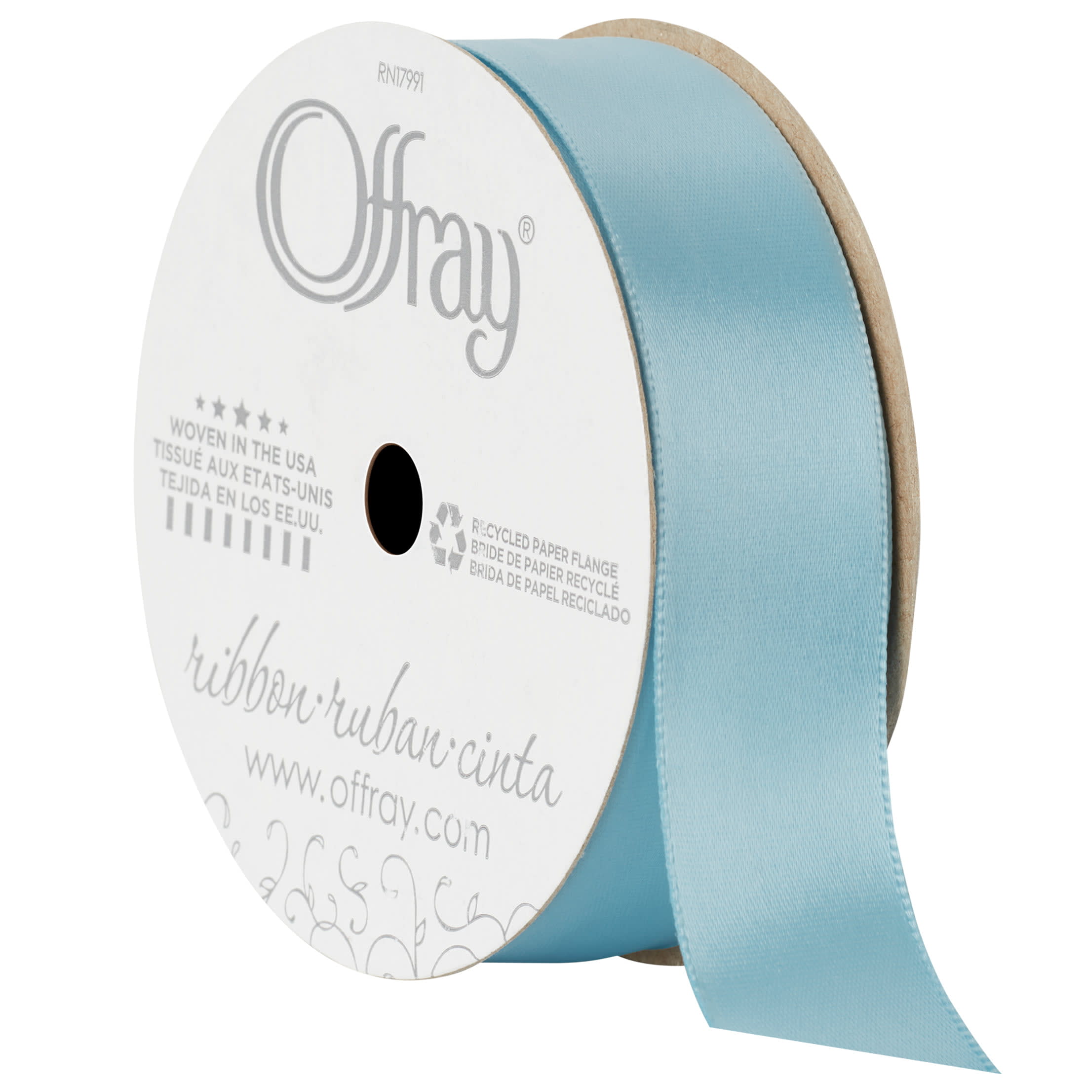 Offray Ribbon, Maize Yellow 1 1/2 inch Acetate Polyester Outdoor